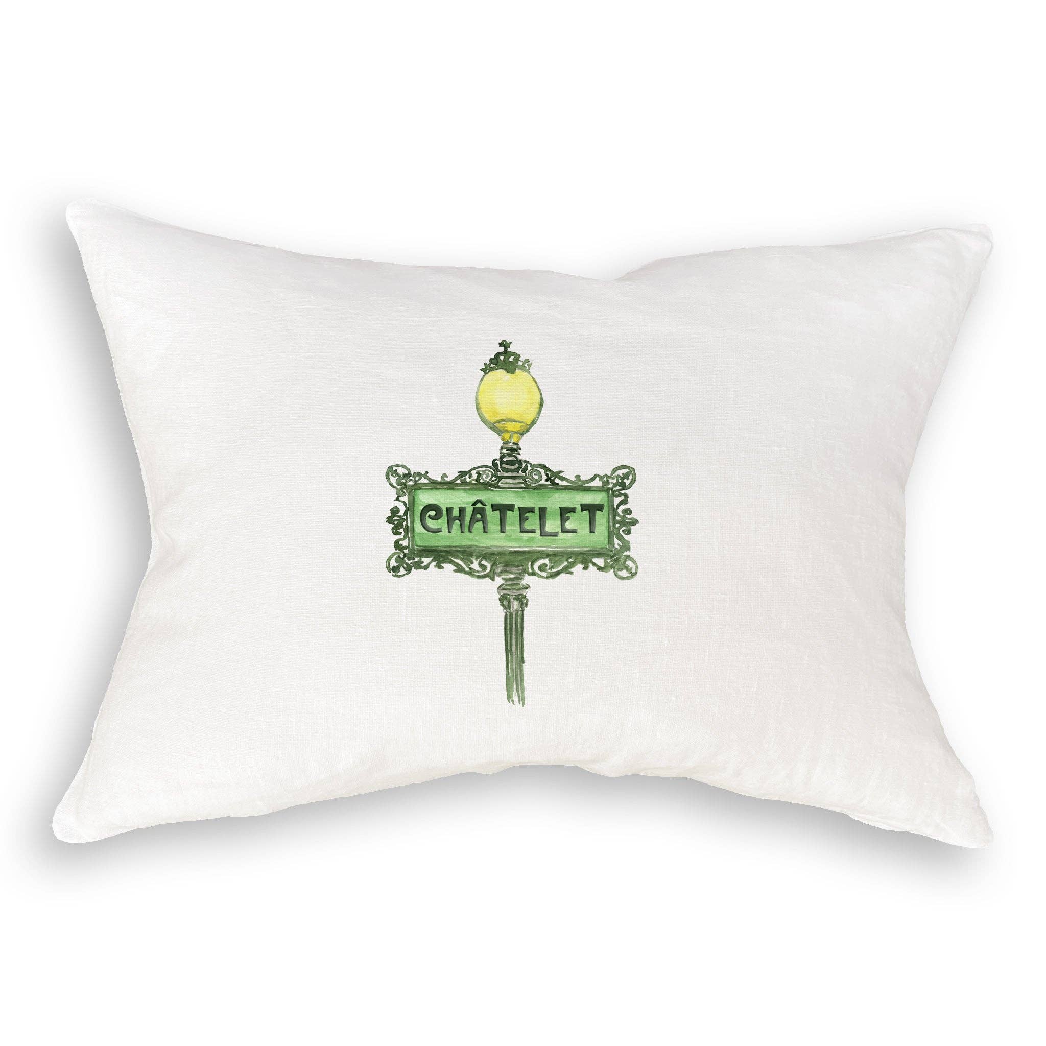 French Graffiti – Großhandel Geschirrtücher – Metroschild Chatelet Paris9