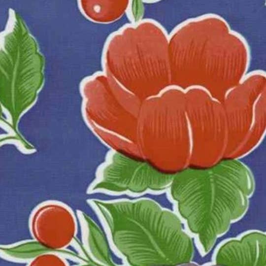 Oilcloth International - Wholesale Tablecloth - Poppy Yardage1