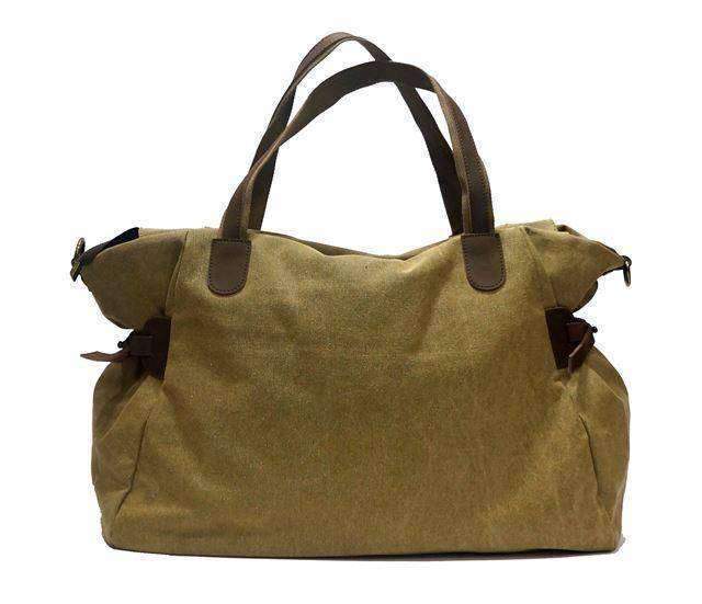 ZEDE PARIS - Wholesale Weekender Bag - Women's - SAINT-LAZARE - Weekend travel sports bag in canvas and leather35