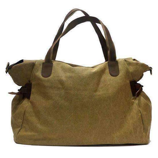 ZEDE PARIS - Wholesale Weekender Bag - Women's - SAINT-LAZARE - Weekend travel sports bag in canvas and leather35