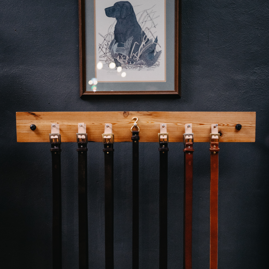 Hooks Crafted Leather Co. - Wholesale Belt - Unisex - Havana Brown Bridle Belt2