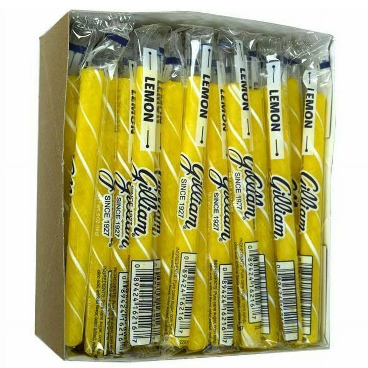 Candy Barn Express - Wholesale Hard Candy - Gilliam Lemon Stick Candy1
