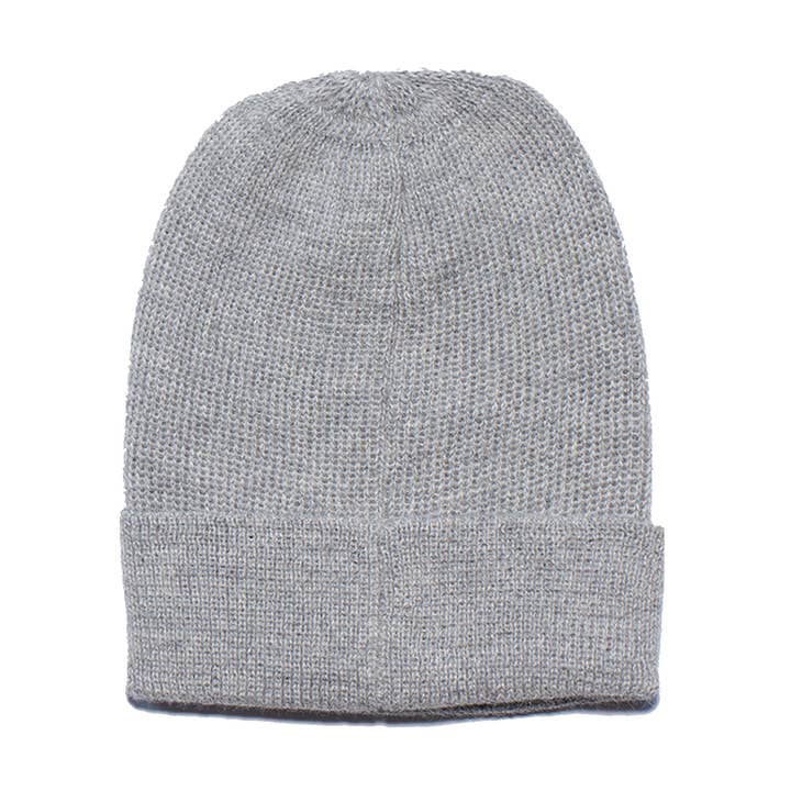 Light Grey Sailor Beanie in Baby Alpaca for wholesale by Cha'Ska baby Alpaga