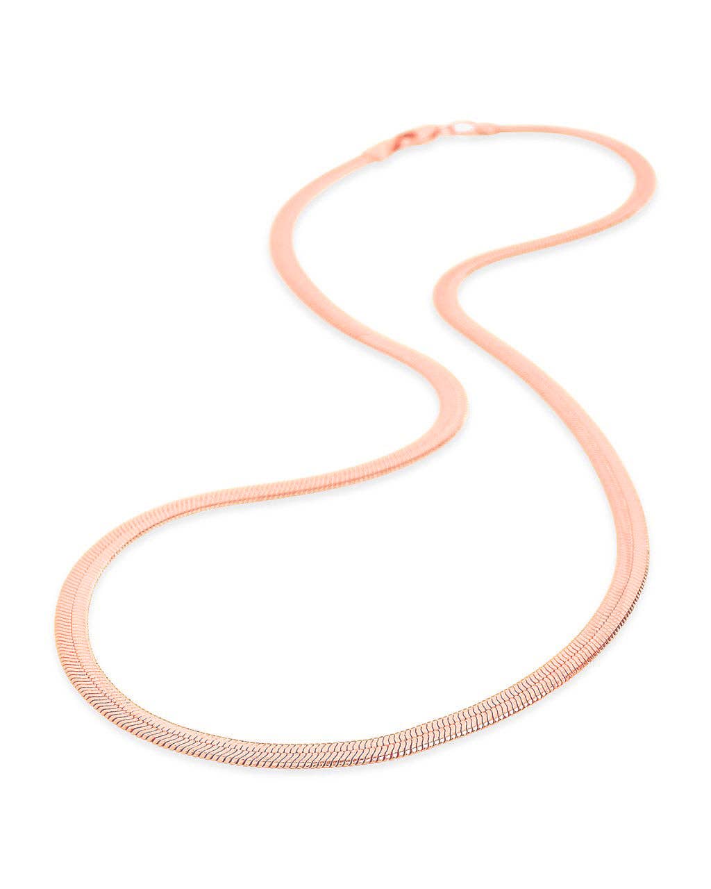 Sterling Forever - Wholesale Link & Chain Necklace - Herringbone Chain Necklace10