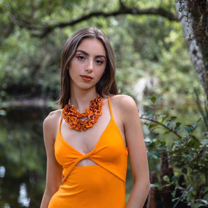 Organic Tagua Jewelry - Vendita all'ingrosso Collane a bavaglio - Collana Vero5