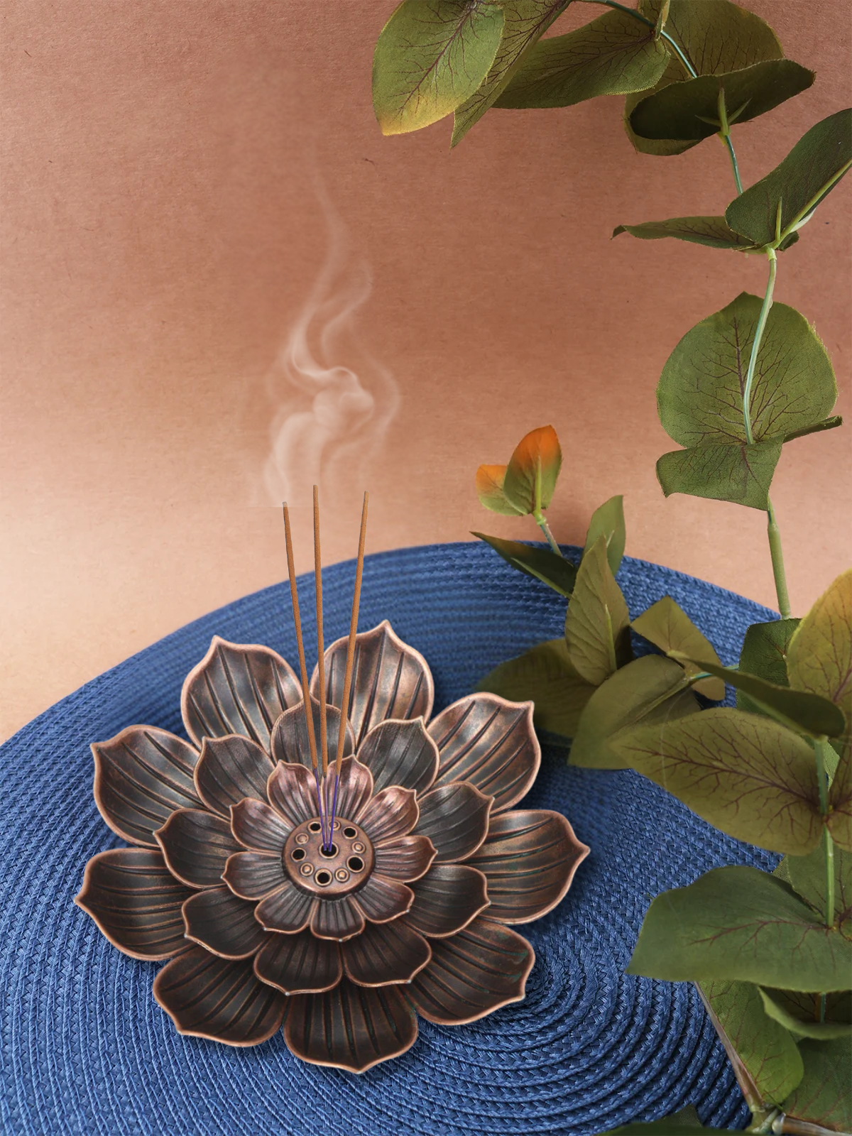 Original Source - Wholesale Incense Holder - Lotus Incense Burner - Metal1