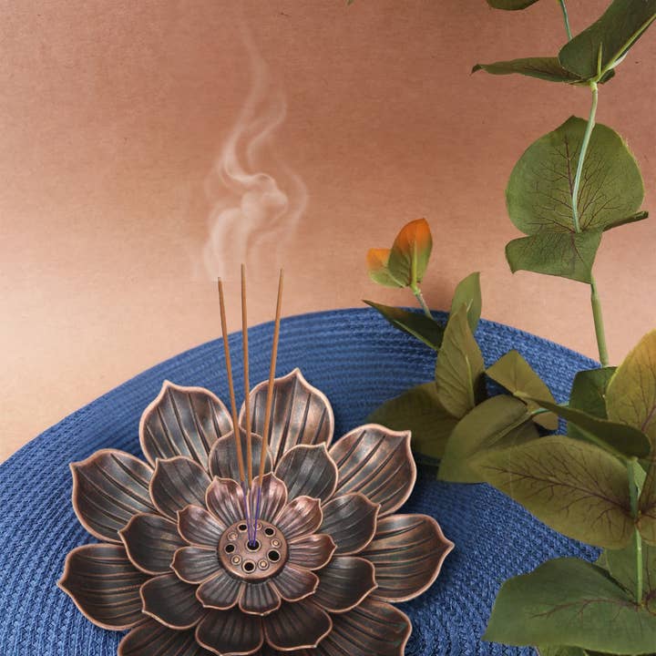 Original Source - Wholesale Incense Holder - Lotus Incense Burner - Metal1