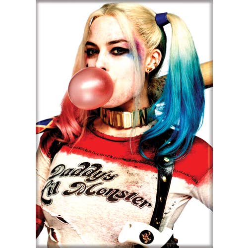 Ata-Boy - Wholesale Magnet - DC Comics Suicide Squad Harley Bubble Magnet 2.5" x 3.5"