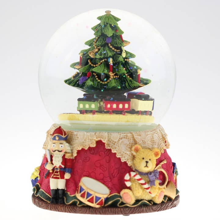 Musicbox world - Wholesale Music Box - Kids & Baby - Glitter ball music box with Christmas tree