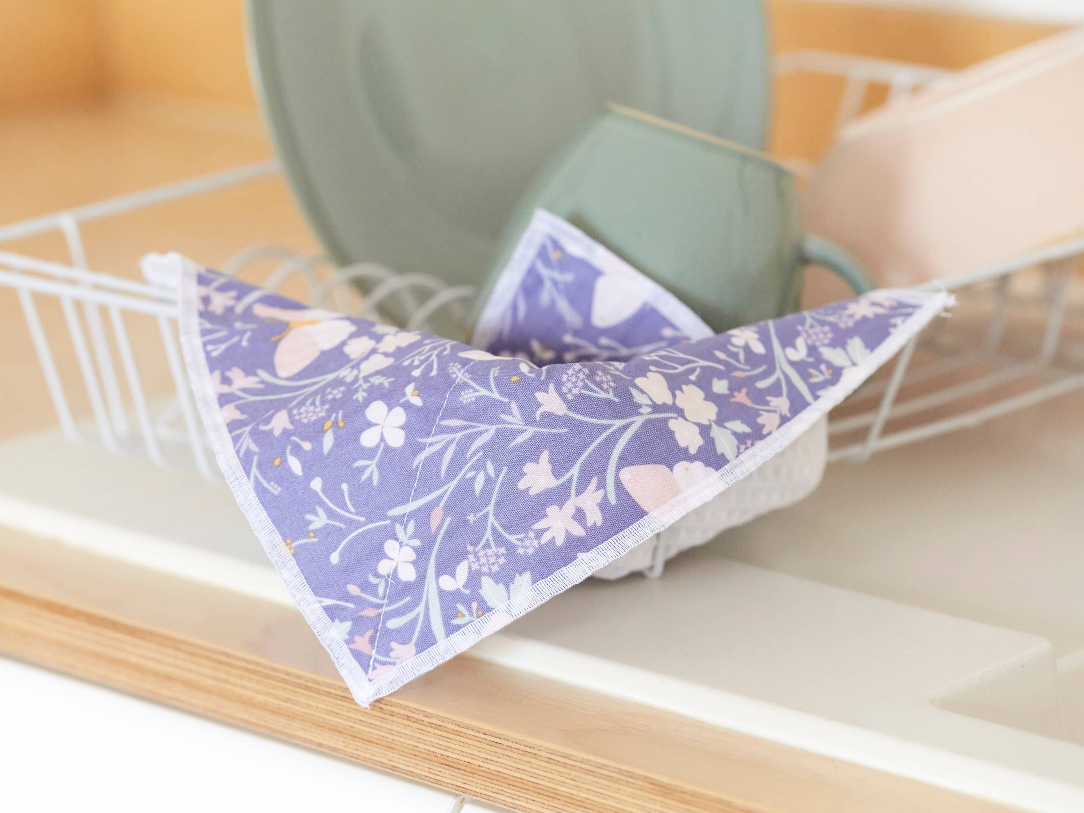 honeyco - Wholesale Cleaning Cloth - Reusable dish cloths - strawberries - kitchen cleaning wipes2