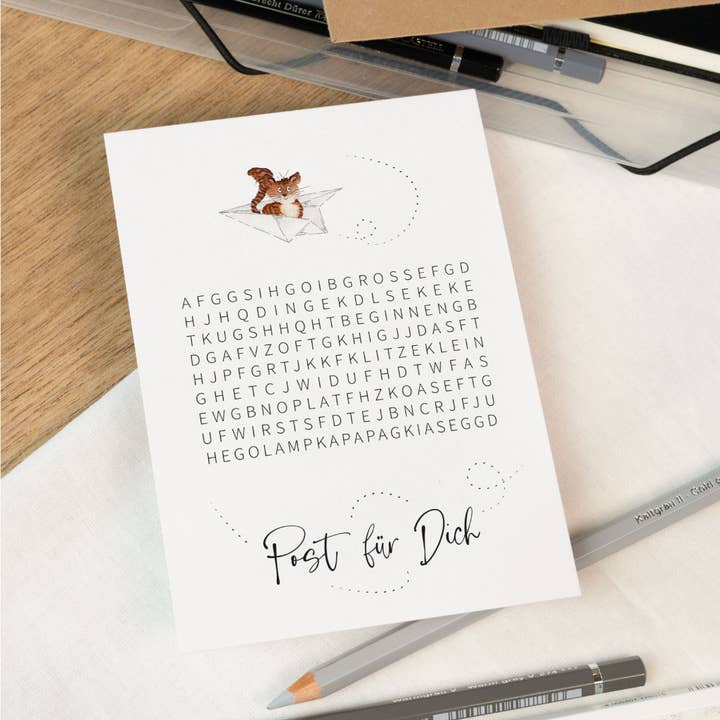 Graviditetsmeddelandekort - pusselkort | Baby kort för wholesale av Funkenbunt