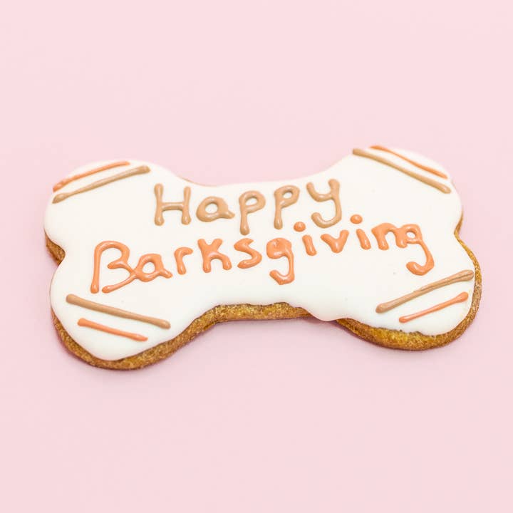 Puppers & Pastries - Wholesale Pet Treats - Dog - Happy Barksgiving Bone - Chicken Sweet Potato