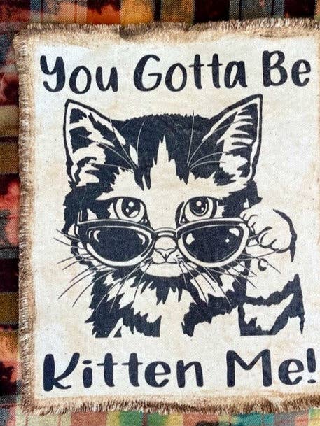 ”DU MÅSTE VARA KATTUNGE MIG” FLANELLSKJORTA (#312) för wholesale av Jana's Flannels