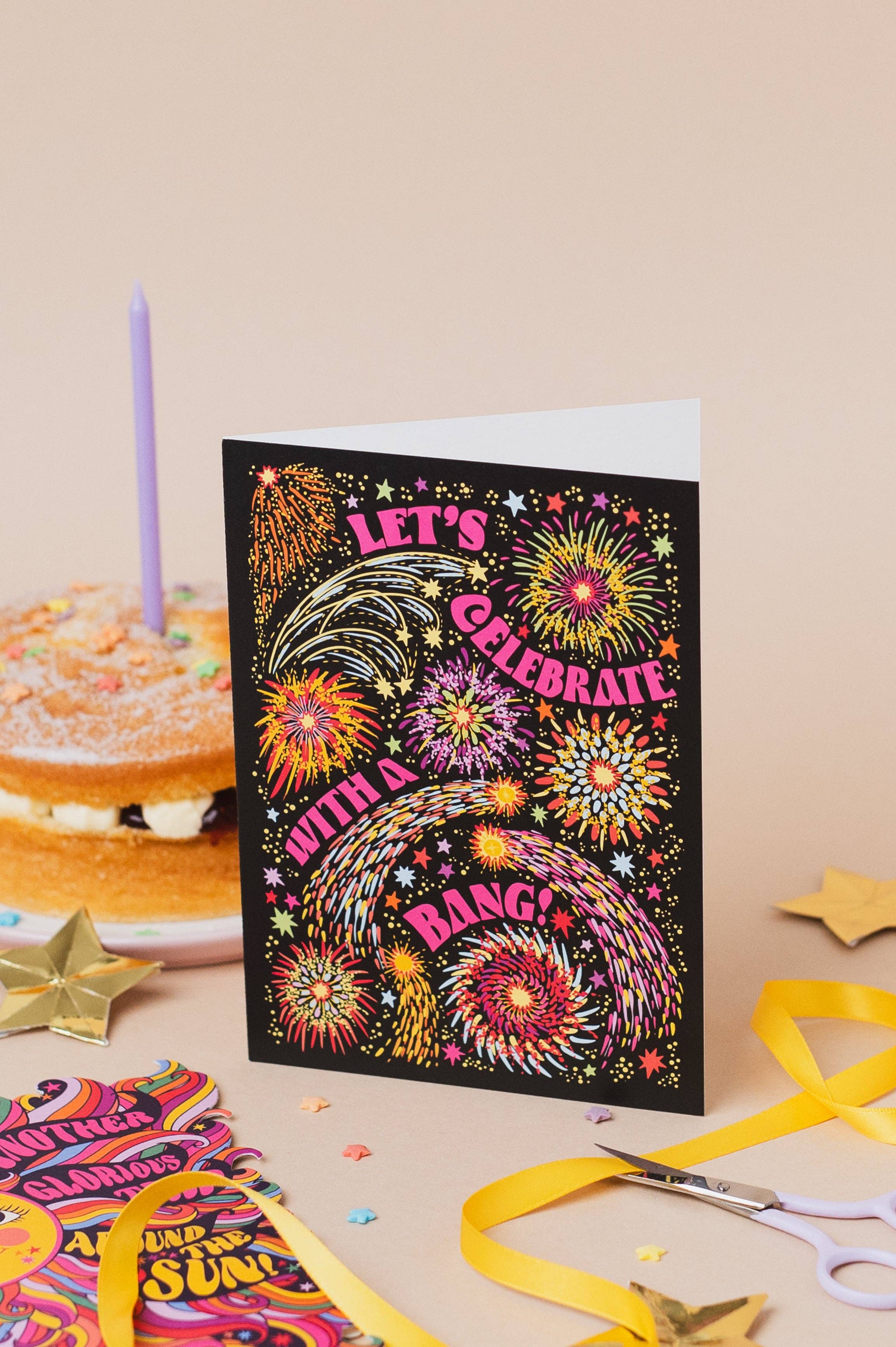 Cath Tate Cards - Wholesale Congratulations Card - FIREWORKS2