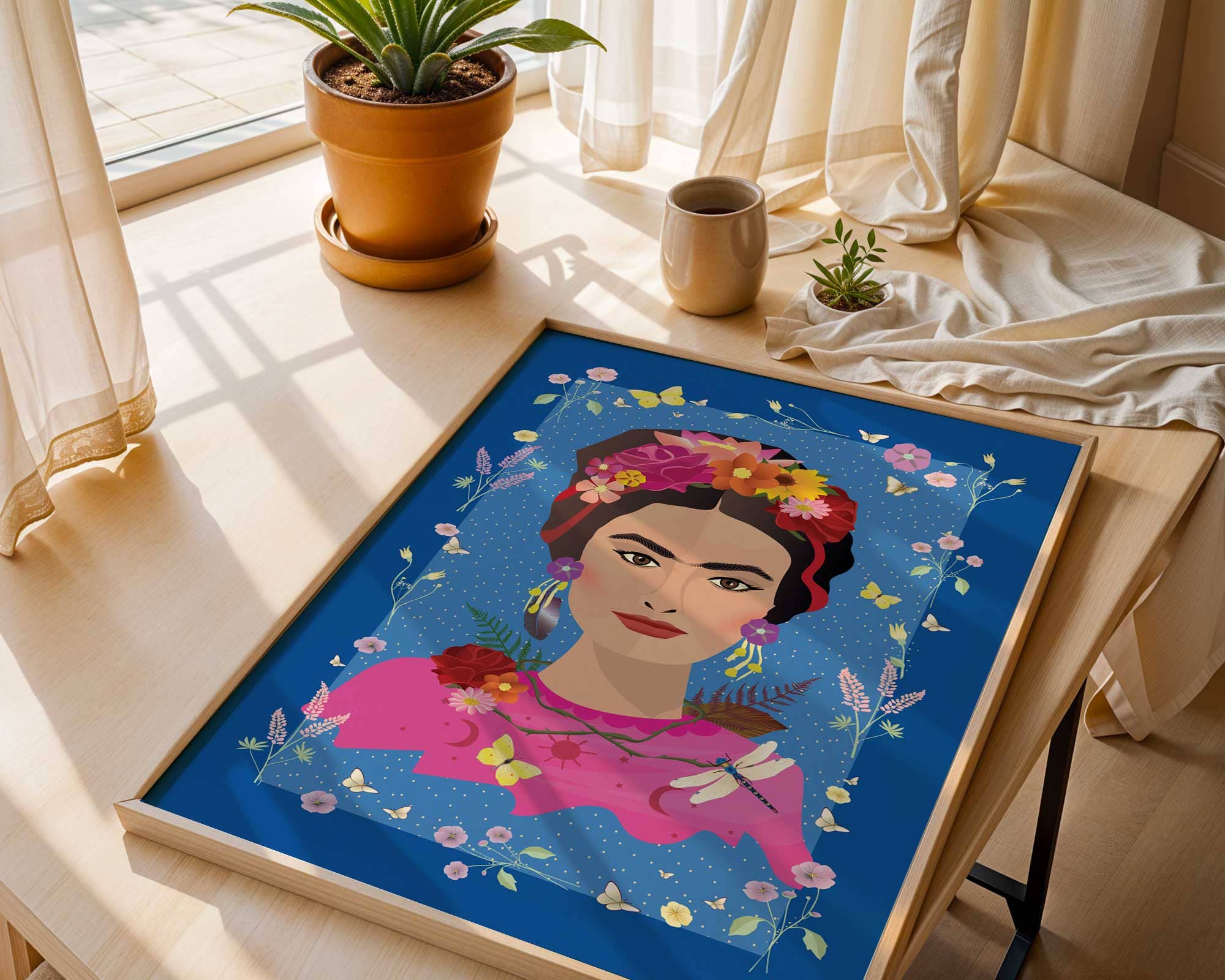 ViSSEVASSE - Vendita all'ingrosso Poster - FRIDA KAHLO - manifesto per la raccolta fondi4
