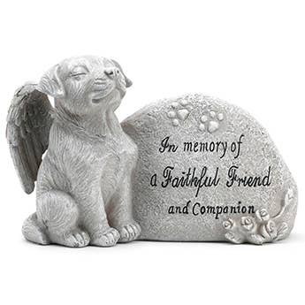Napco - Wholesale Decorative Figurine - Dog, Memorial Item # 11148