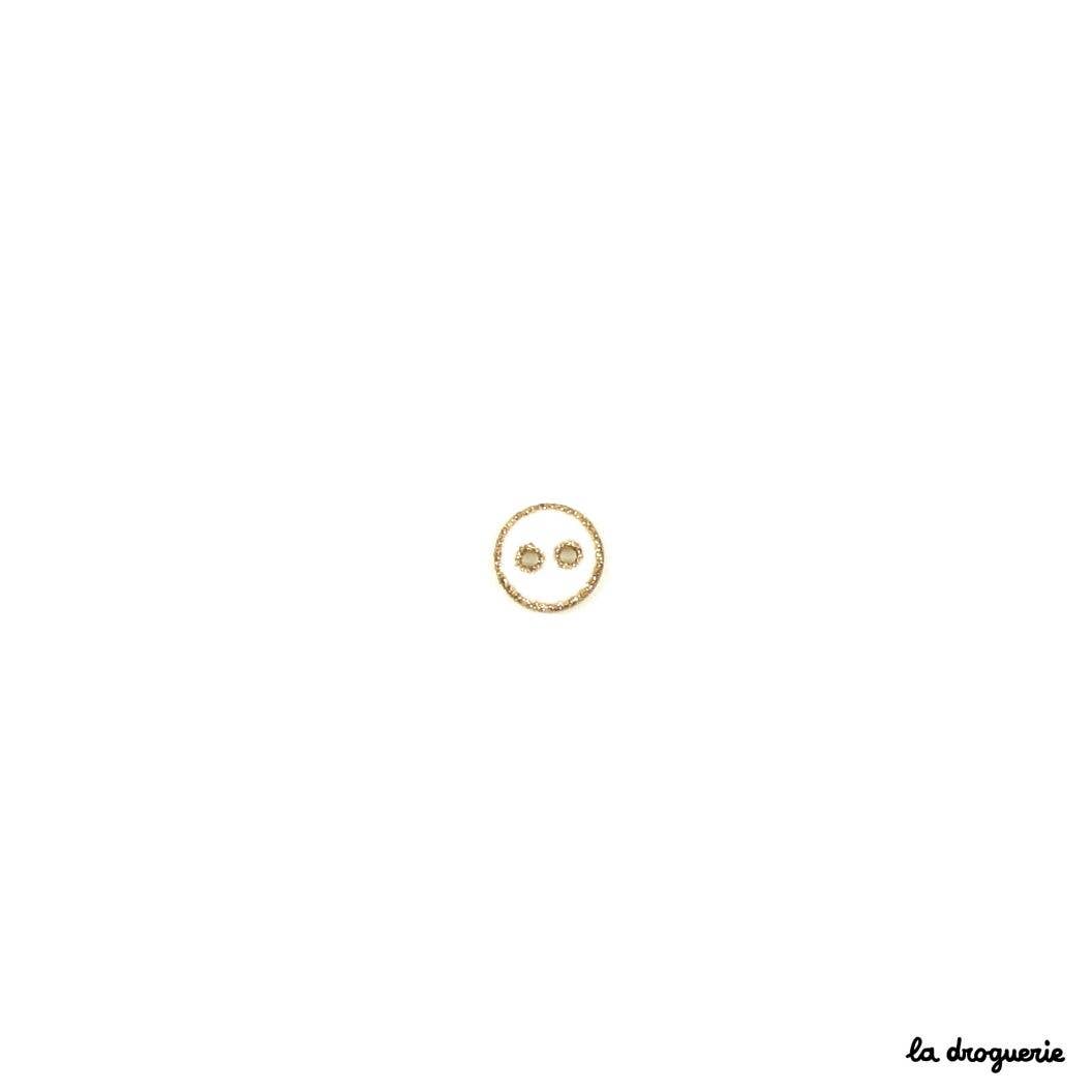 LA DROGUERIE - Wholesale Sewing Button/Snap - Button "C'est la vie" 9 mm2