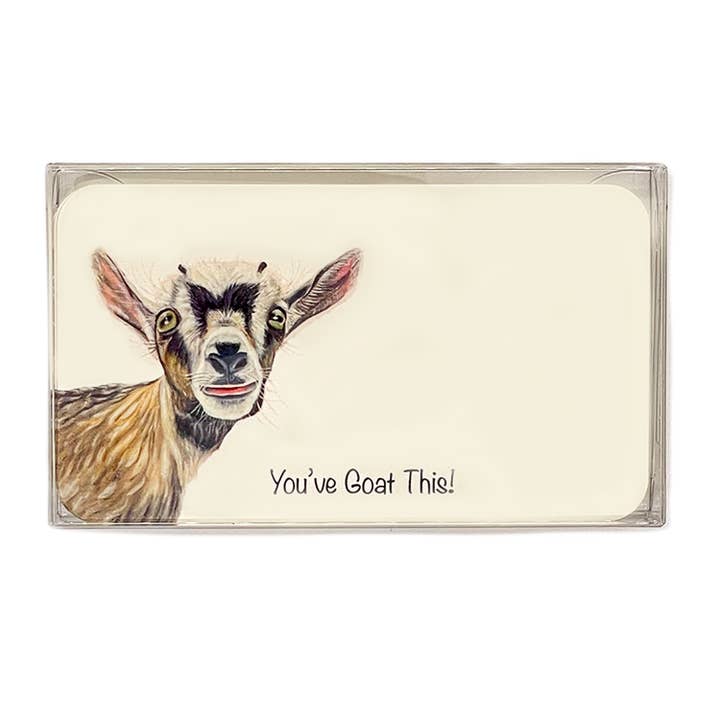 Woollybear Travels - Wholesale Stationery/Notecard Set - Pawsitive Notes- Baby Goat (Lunch Box Notes)6