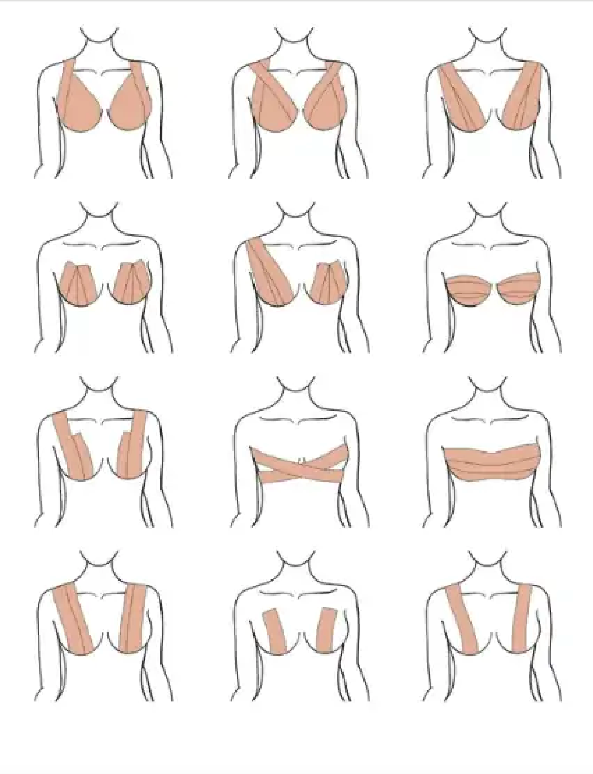 Leto Accessories - Wholesale Fashion/Breast Tape - Women's - Ultimate Boob Tape - Gentle Adhesive for All Skin Tones! 💪7