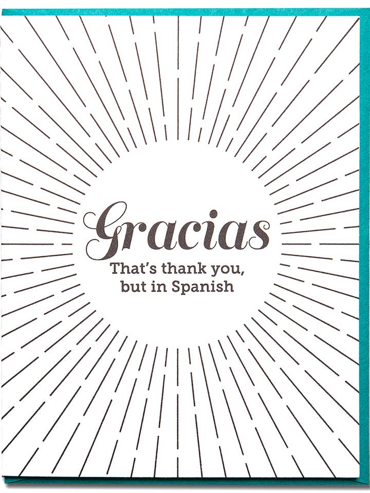 Gracias per la vendita all'ingrosso da parte di Paper Bandit Press