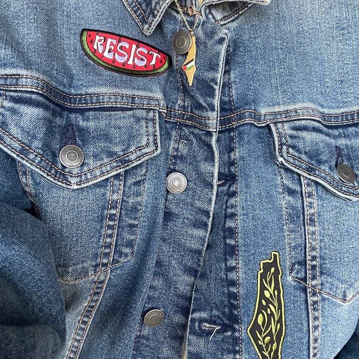 Stitch4pali – Engroshandel Patch – Modstå Vandmelon Patch – Palæstinensisk Stryge-på Broderet Patch | Gratis Palæstina Modstandssymbol2