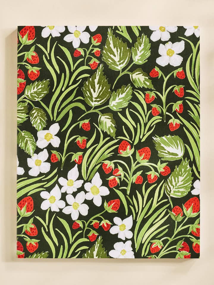 Wild Strawberry Lined Journal for wholesale by One & Only Paper