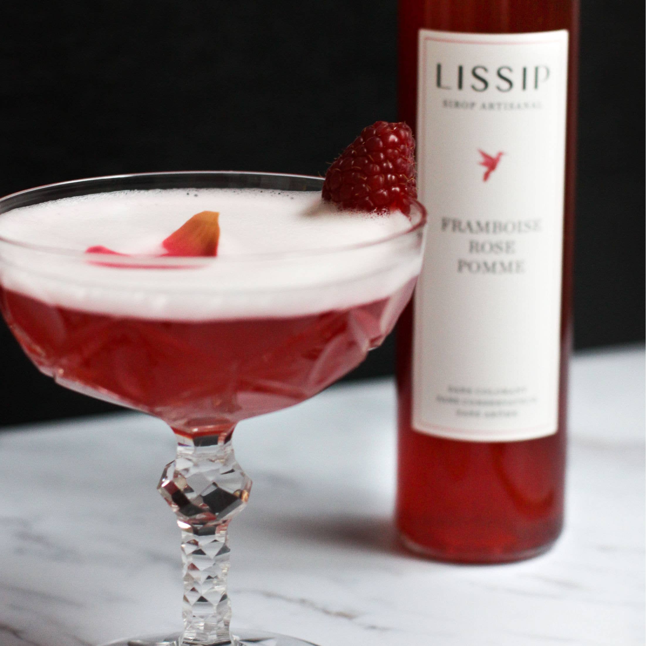Lissip - Wholesale Cocktail Mix/Syrup - Homemade Raspberry | Rose | Apple Syrup - 25cl3