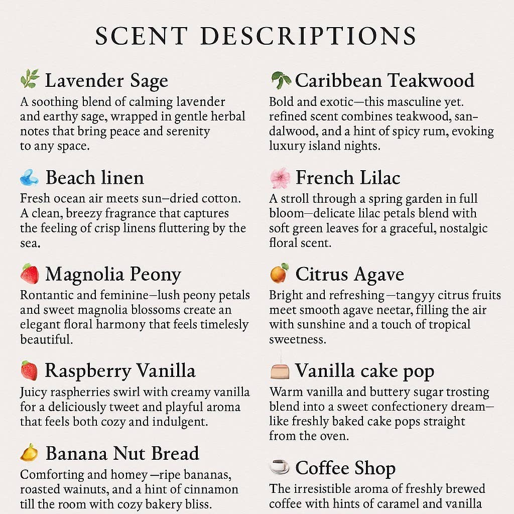 Akivodu Candles – Großhandel Reisekerzen – Holzdochtkerze 113 g – verschiedene Düfte1