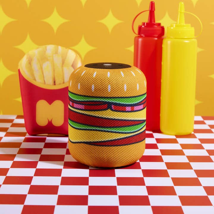 Mustard - Wholesale Speakers - Burger Speaker- Burger Shaped USB Speaker 1