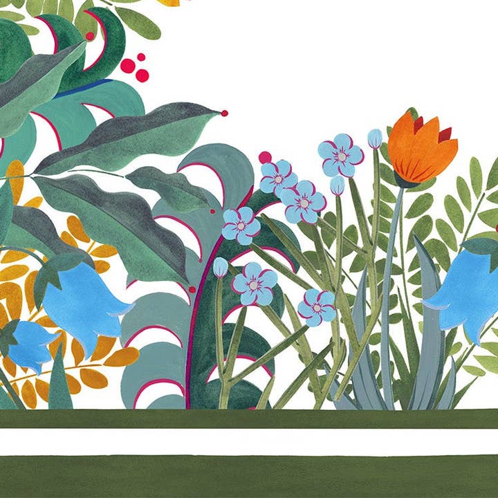 Satin Duk Jardin Magique 100% Tillverkad i Italien för wholesale av The Napking