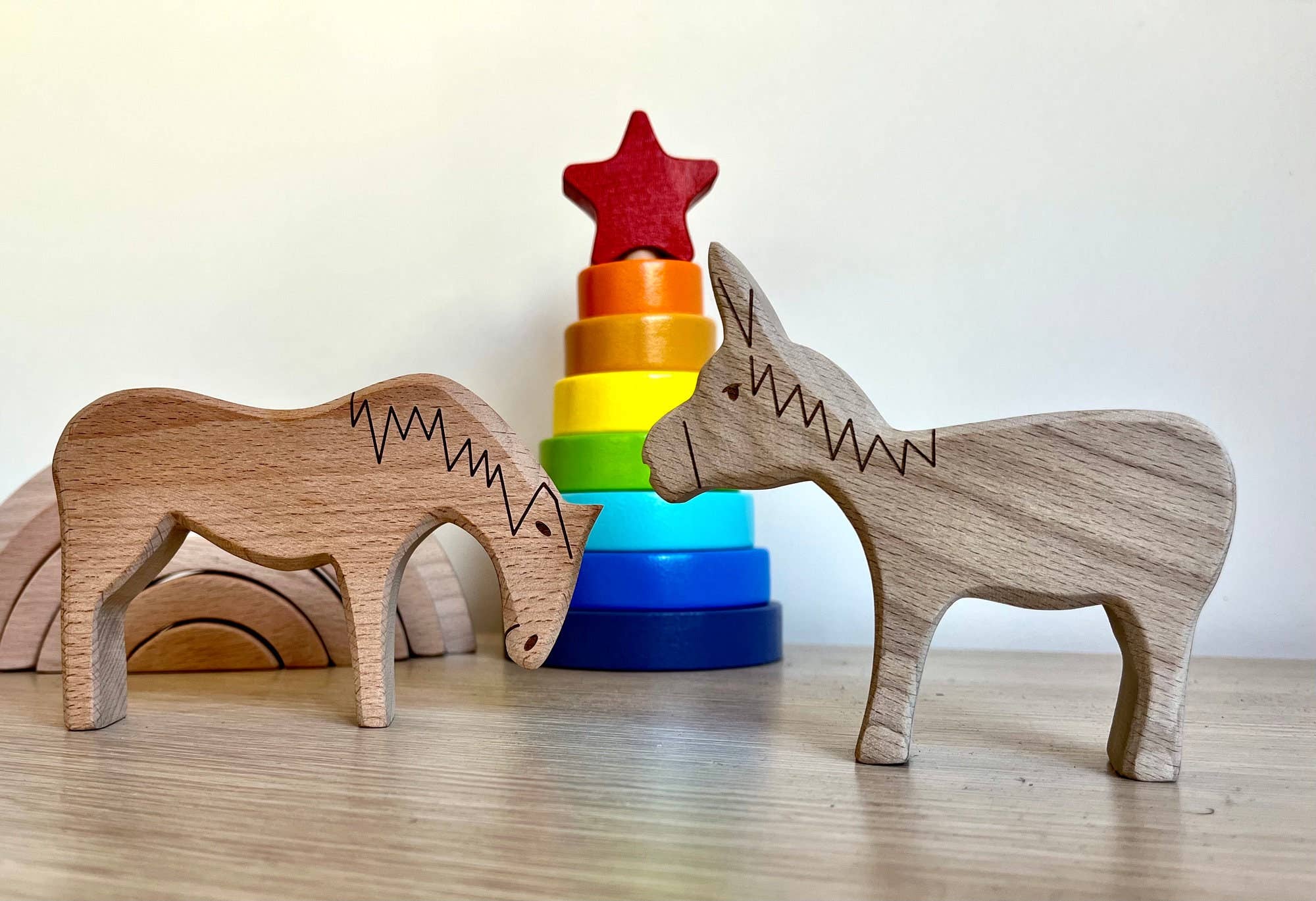kidodido - Vente Puzzle – enfant - Animaux de la forêt, puzzle Montessori, animaux de ferme en bois7