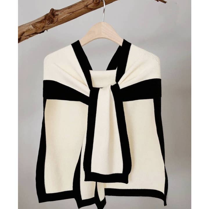 JC Sunny Fashion – wholesale Halsduk - Dam – JC063329 Unik design öppen front knyt sjal wrap5