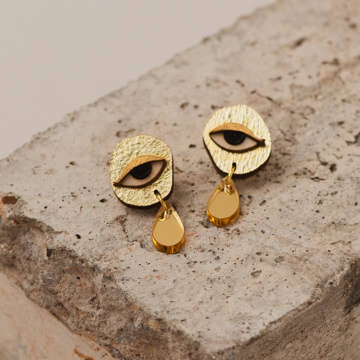 Oracle Eye Earrings for wholesale by Kate Rowland
