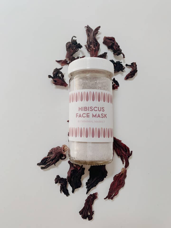 Hibiscus Clay Mask for wholesale by Minimal Essentials