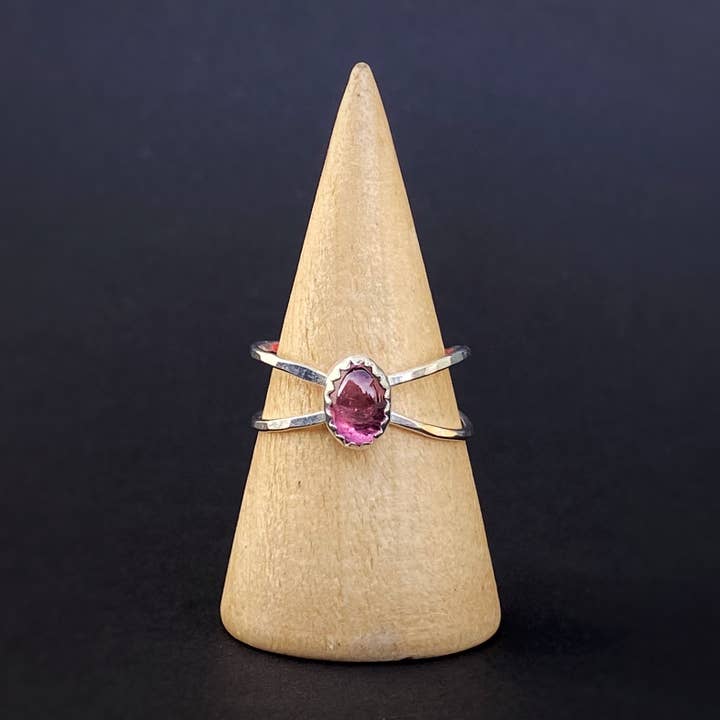 Equinox Ring - Pink Tourmaline for wholesale by Blue and Blue