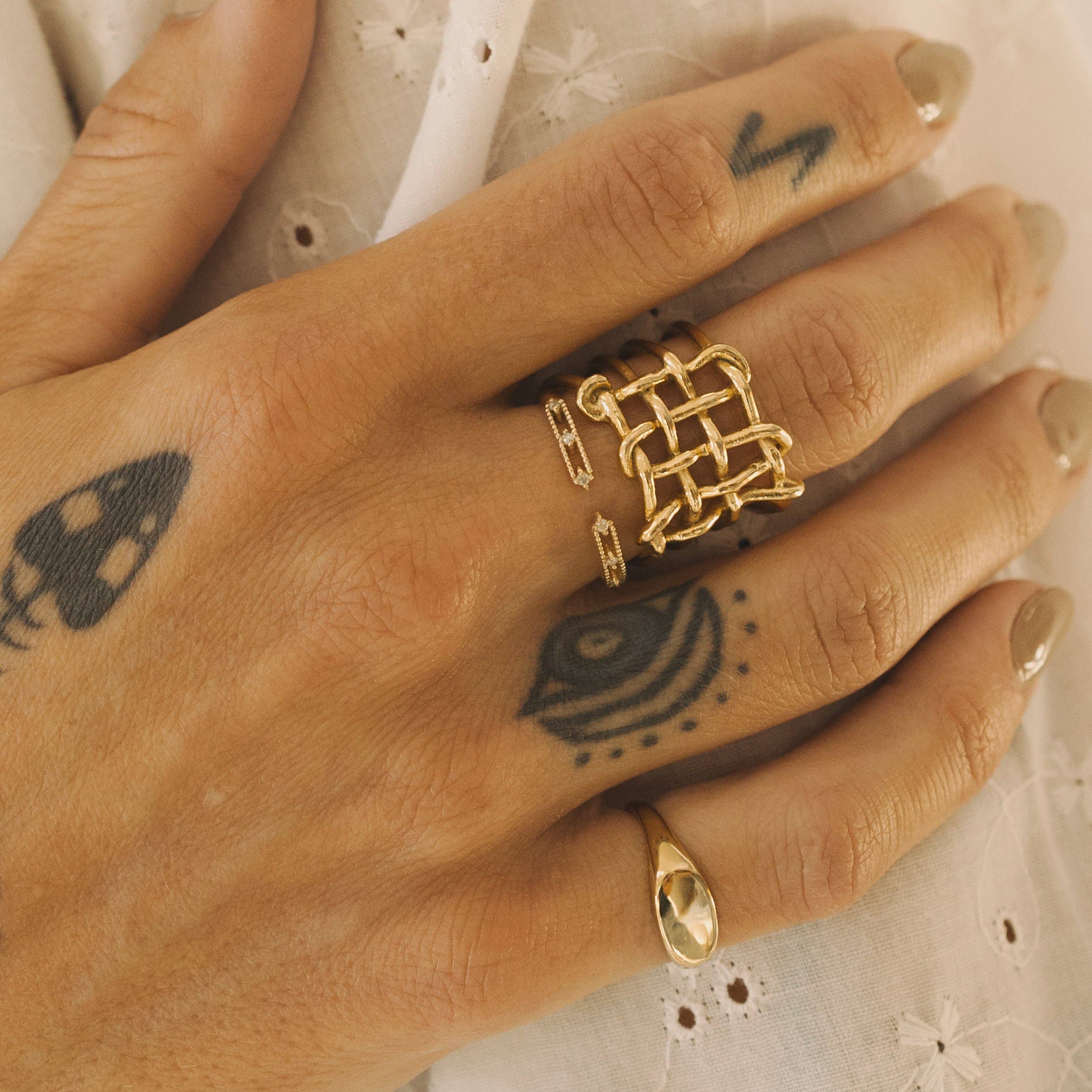 Merewif - Wholesale Band/Stacked Ring - Louise Ring1