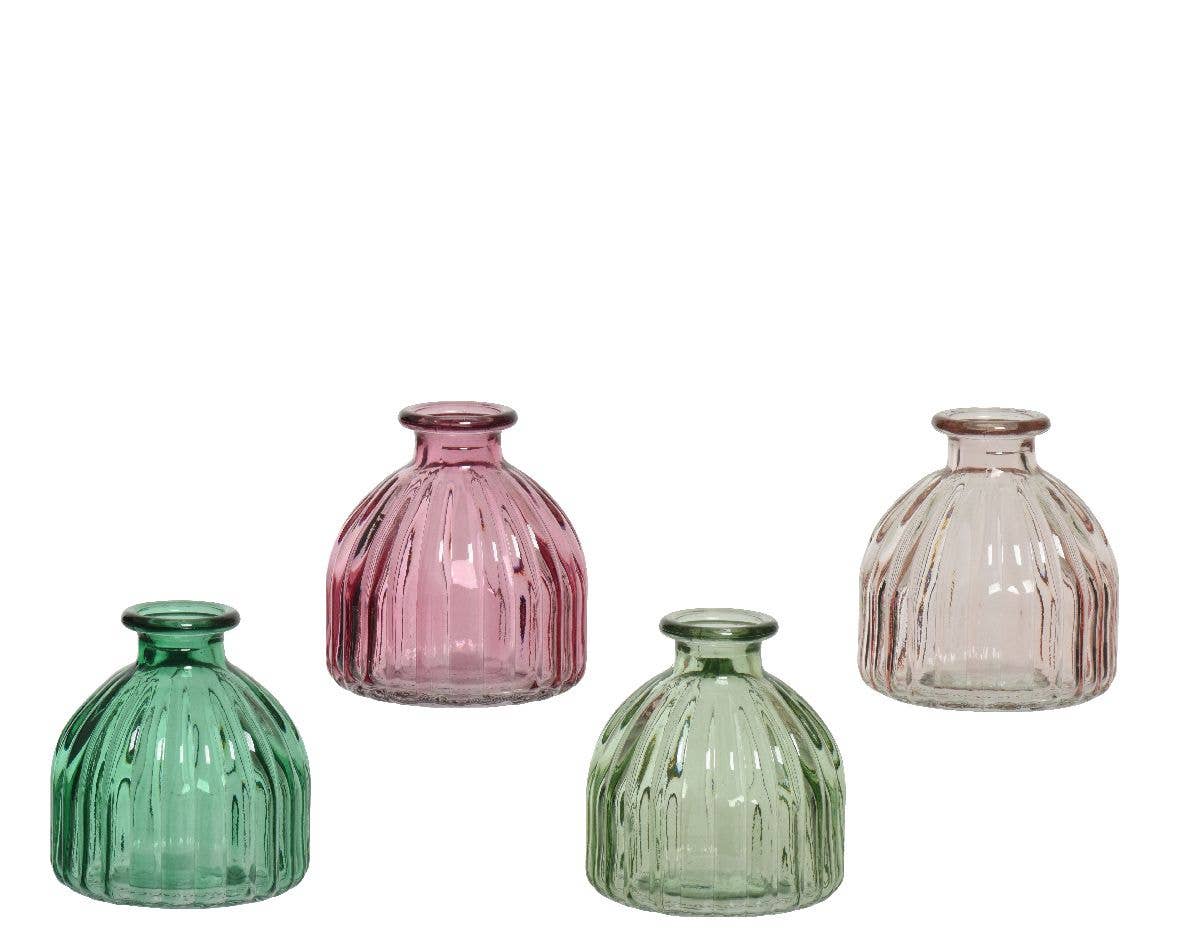 DRYdecorations - Vendita all'ingrosso Vasi - Vasi in vetro assortiti, 8,5 cm di altezza1