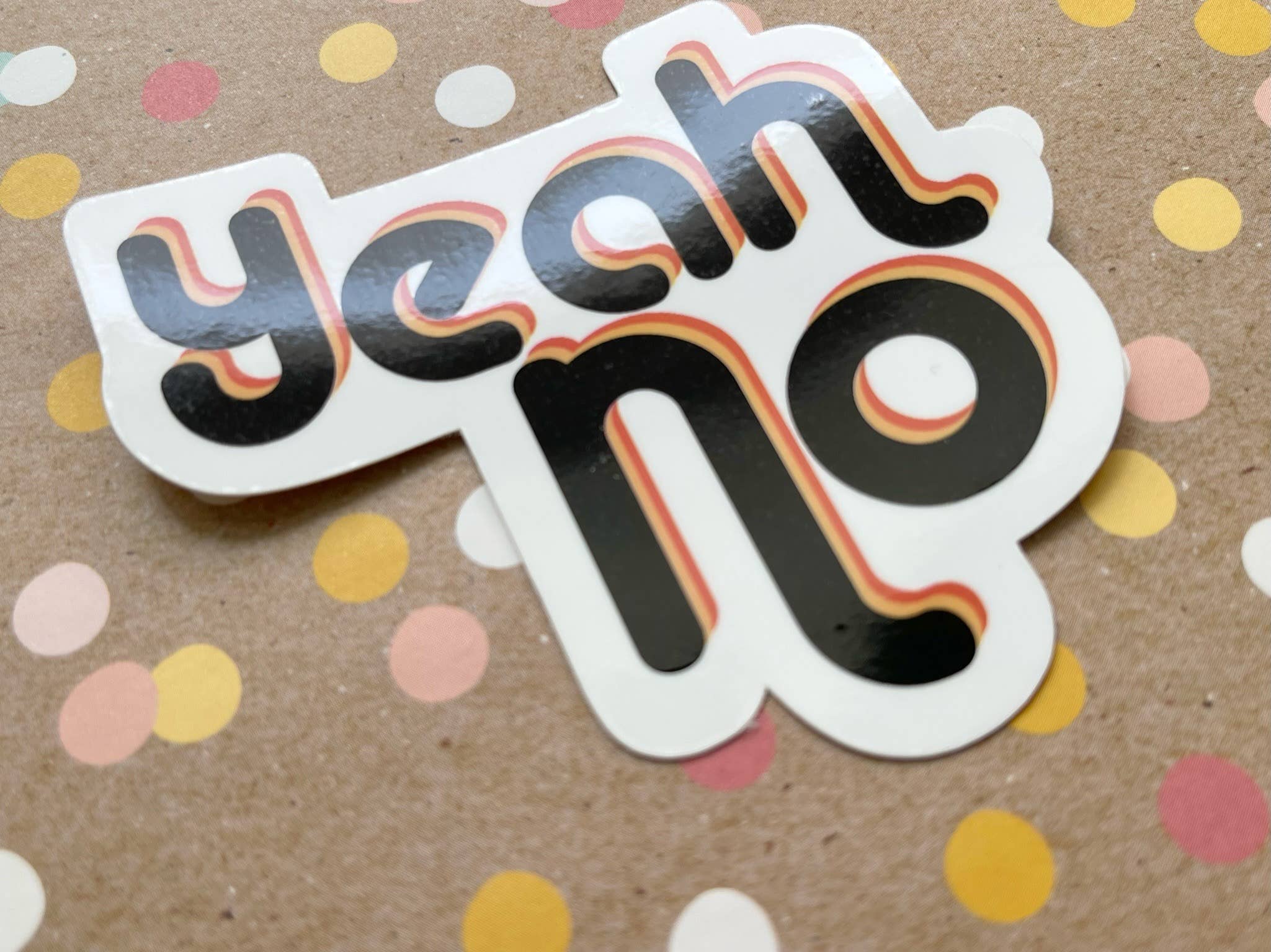 Beckamade - Wholesale Sticker - Yeah No Sticker1