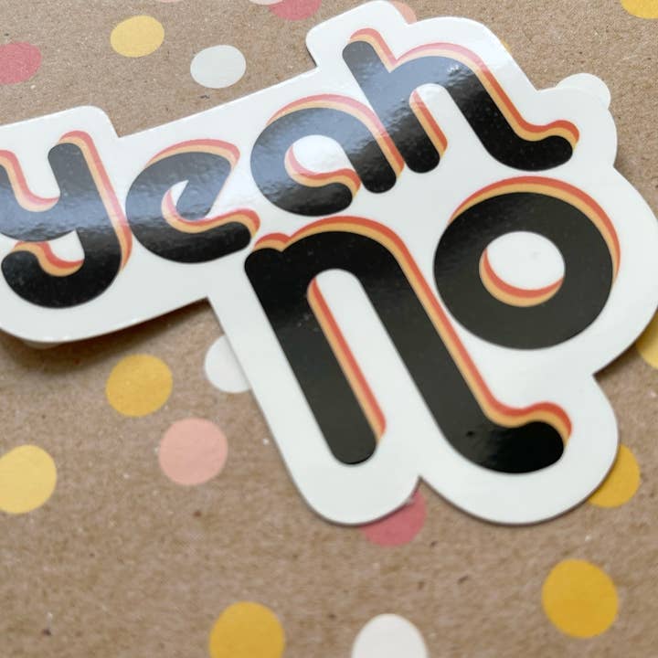 Beckamade - Wholesale Sticker - Yeah No Sticker1