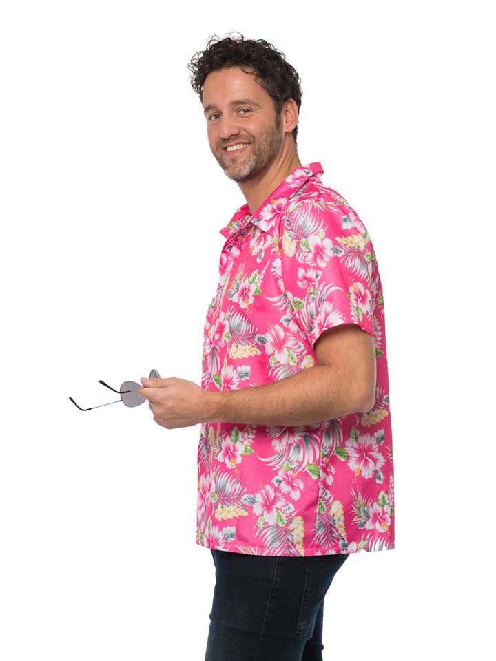 Partychimp - Wholesale Button Down Shirt - Men's - Hawai shirt Deluxe - Party Costume5
