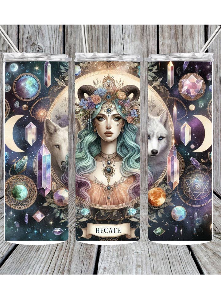 Hecate tumbler for wholesale by Eclectic Wallflower Boutique