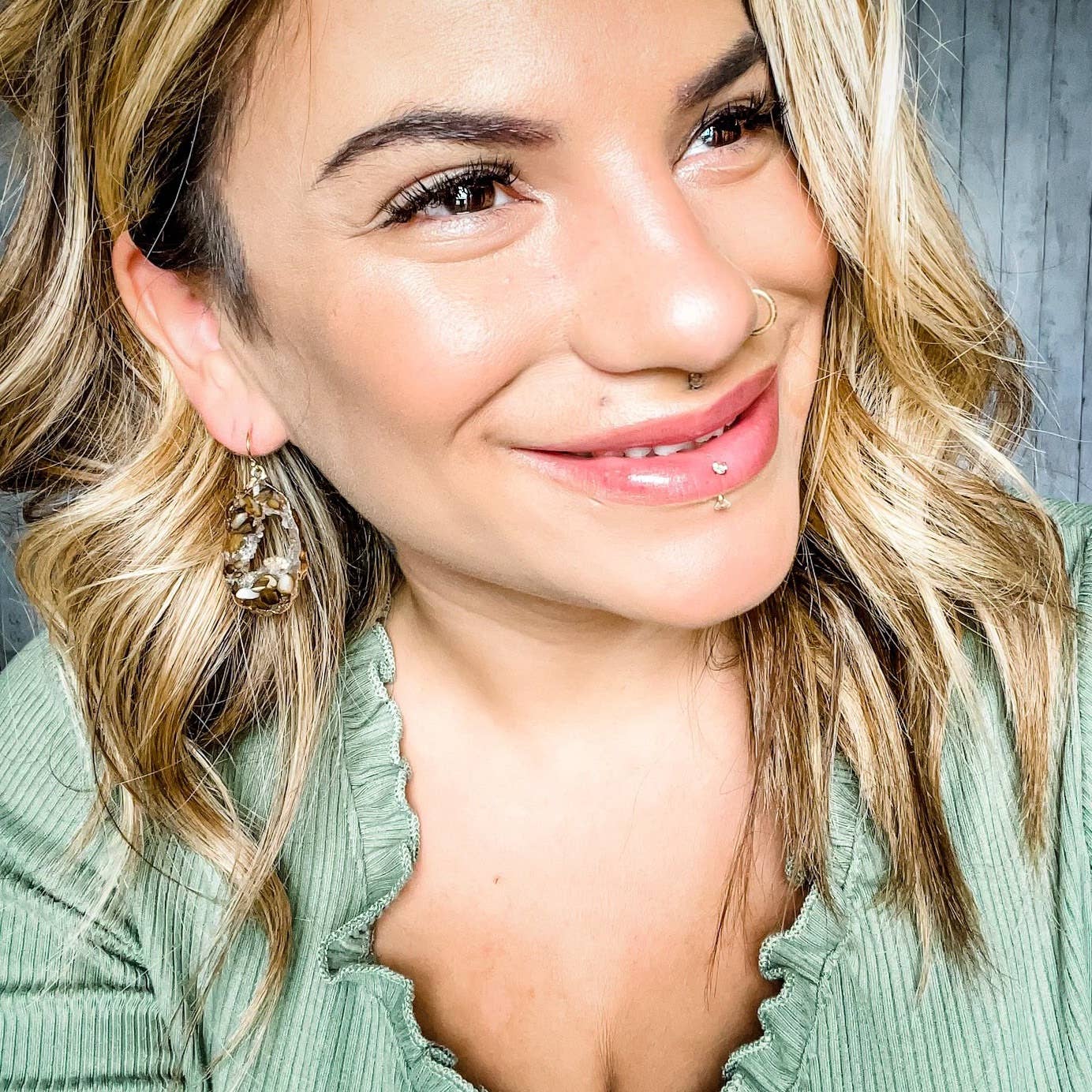 Dixie Bliss - Wholesale Dangle Earrings - Desert Geode4