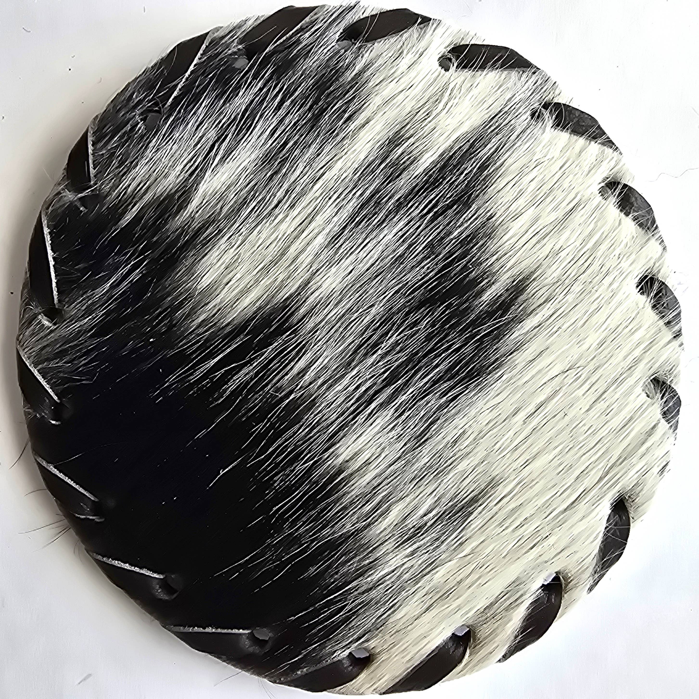 Ranchers Closet - Wholesale Coasters - 4 Large Cowhide Hair-on Coaster -  Boho hide Western Decor7