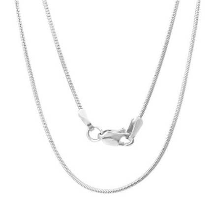 Sterling Silver 1MM Unisex Snake Chain Necklace - 5 Length for wholesale by Vesa Jewels