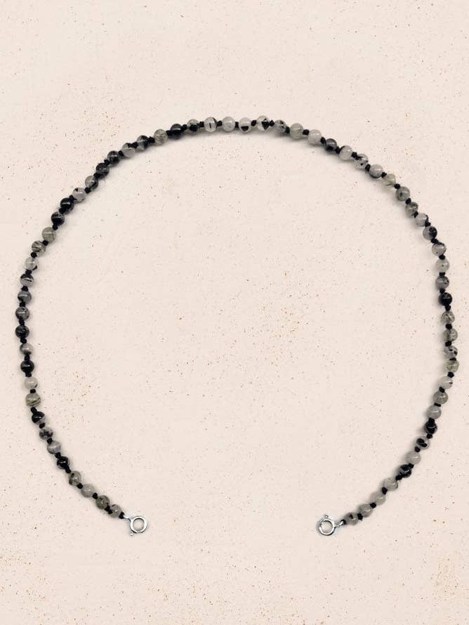 Mala Rutile-Silver 925 Quartz for wholesale by MAMOJA