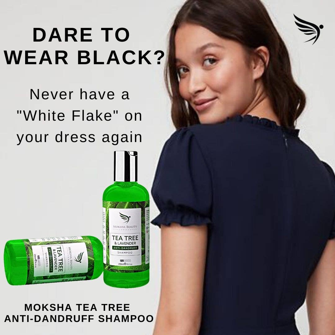 Moksha Beauty - Wholesale Hair Shampoo - Anti Dandruff Shampoo Tea Tree Shampoo for Head Lice 250ml7