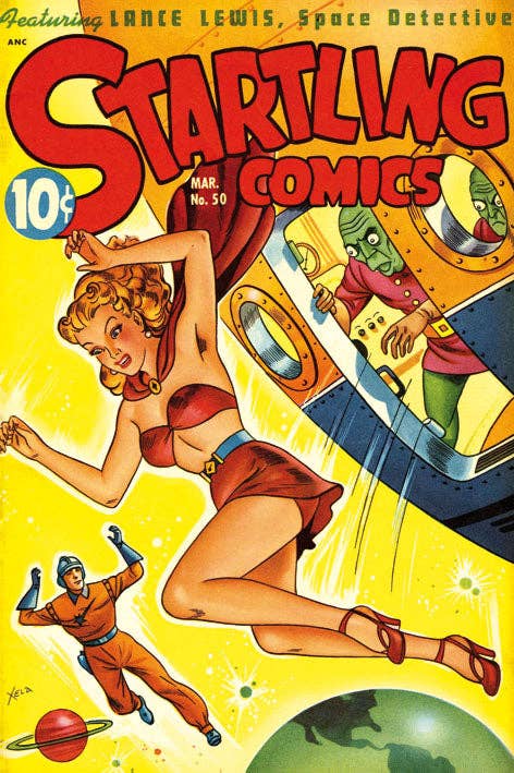 BLUE SHAKER - Wholesale Art Print - Comics - Startling 2