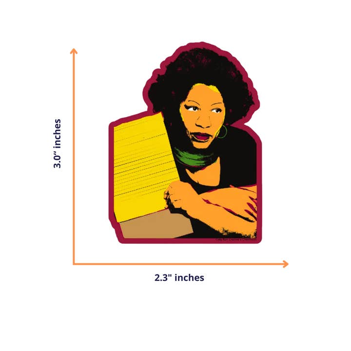 CheerNotes Greeting Cards & Stationery - Wholesale Sticker - Toni Morrison Stickers | Black Literary Icon, Book Lover4