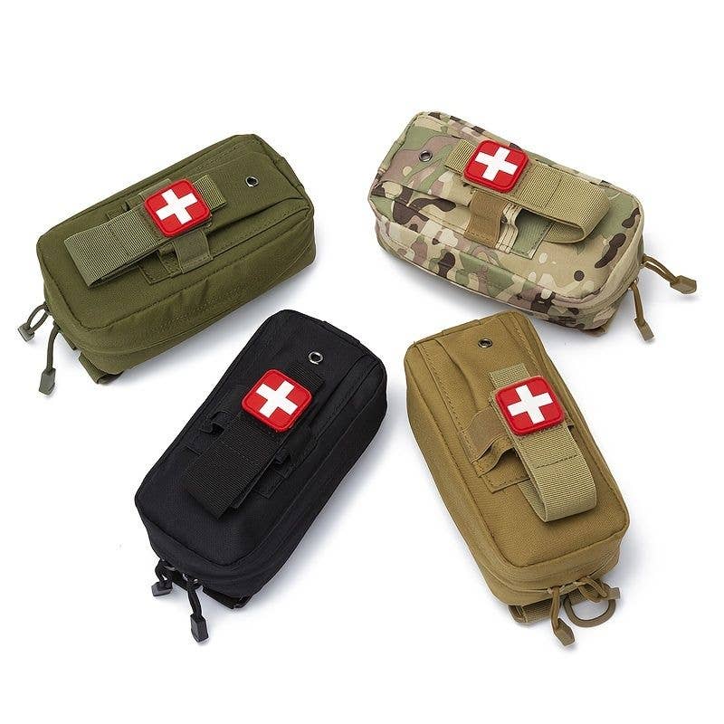 Naomi's Happy Place Shop - Vente Trousse de premiers secours - Pochette médicale tactique EDC, pansement d'urgence EMT, ciseaux, garrot, ciseaux, trousse IFAK, trousse de premiers soins, sac de survie, pack militaire4