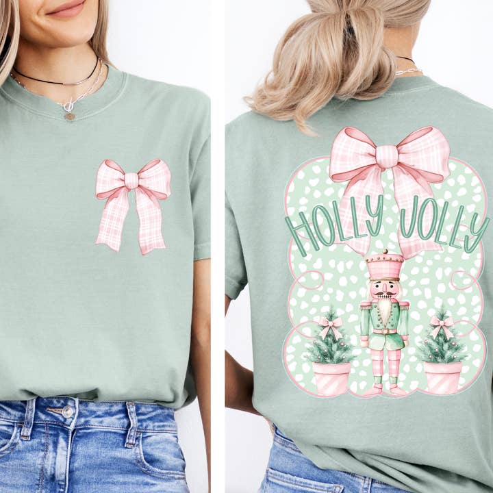 Holly Jolly Christmas Nutcracker for wholesale by Southern Backroad Tees LLC